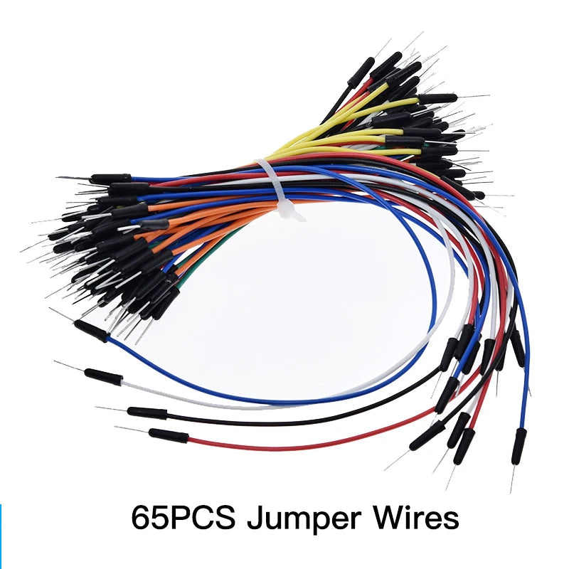 MB-102 MB102 Breadboard 400 830 Point 65 Jumper Wires Solderless PCB Bread Board Test Develop DIY for Arduino Power Module