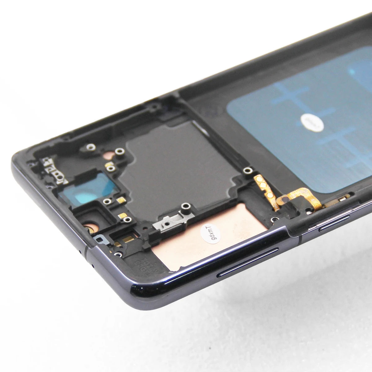 Pantalla LCD AMOLED con marco para móvil, montaje de digitalizador con pantalla táctil para Samsung S21, SM-G991N, G991B/DS