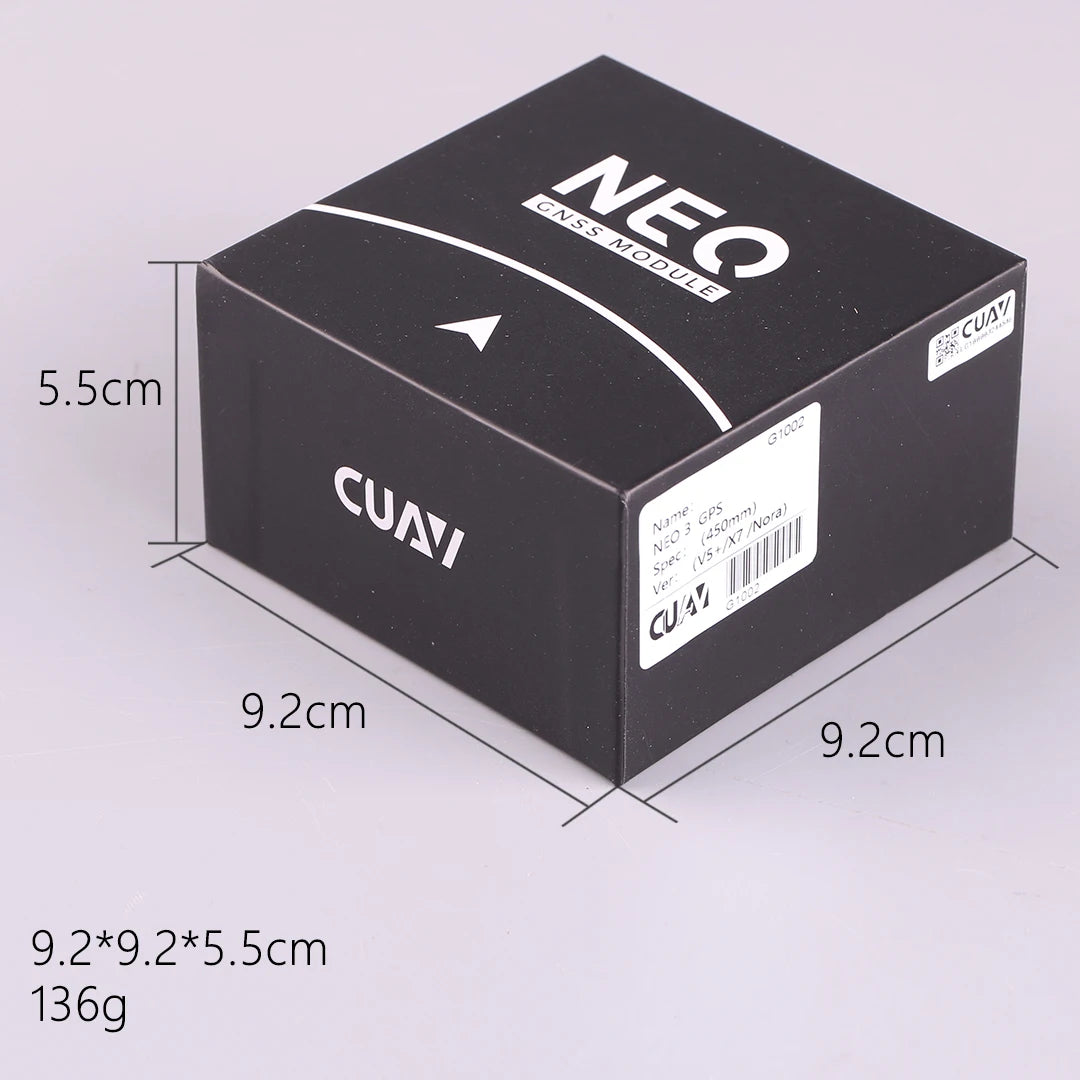 Módulo GNSS GPS CUAV NEO 3 (U-blox M9N) con Compás para Pixhawk (Soporta Ardupilot/PX4 Navegación UAV)