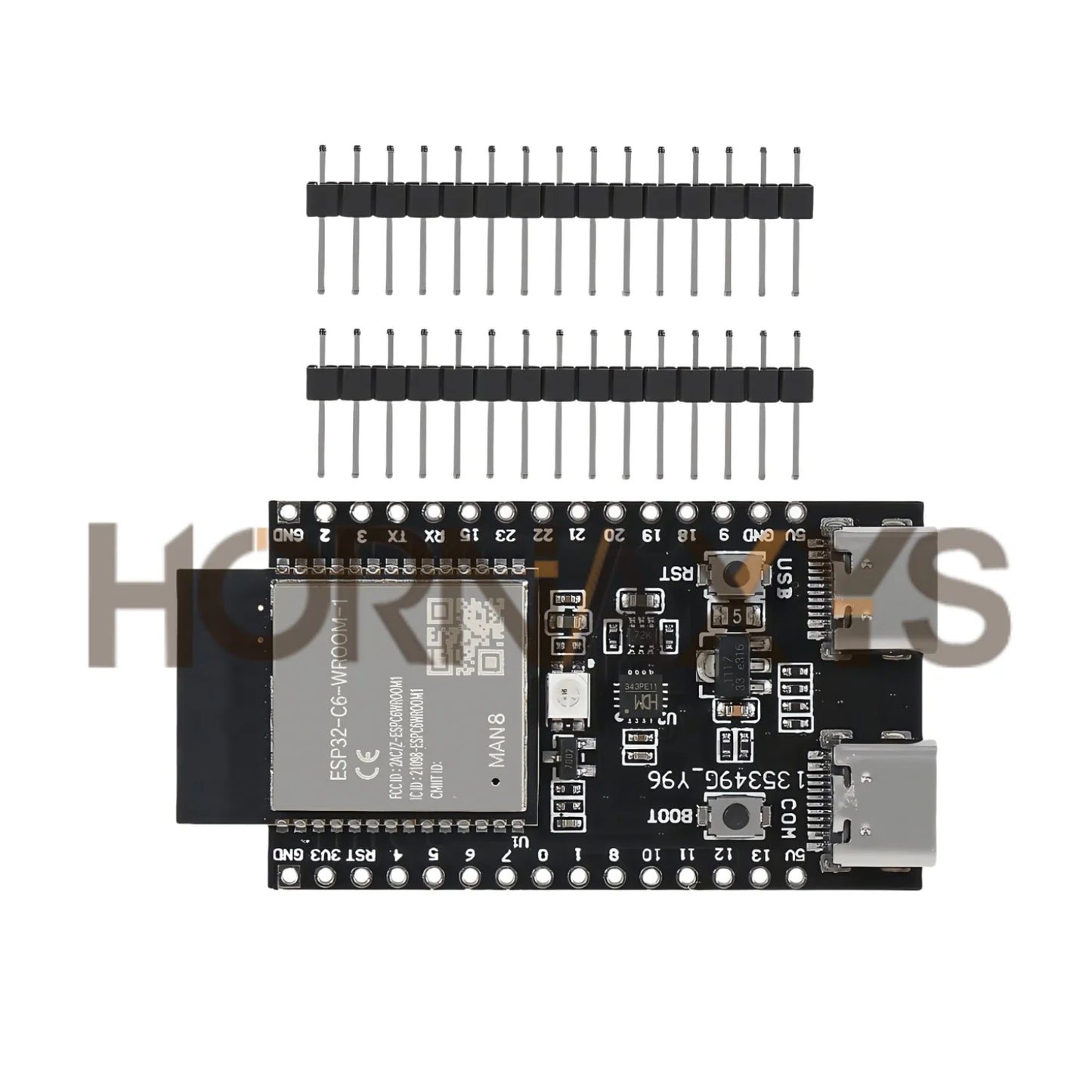 Placa Desarrollo ESP32-C6 Core (N4/N8/N16, 4/8/16MB) WiFi 6, Bluetooth, Zigbee compatible Nano Arduino