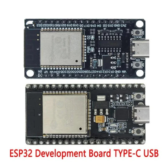 Placa Desarrollo ESP32 WROOM-32 (Tipo C, CH340C/CP2102) WiFi + Bluetooth Doble Núcleo Bajo Consumo