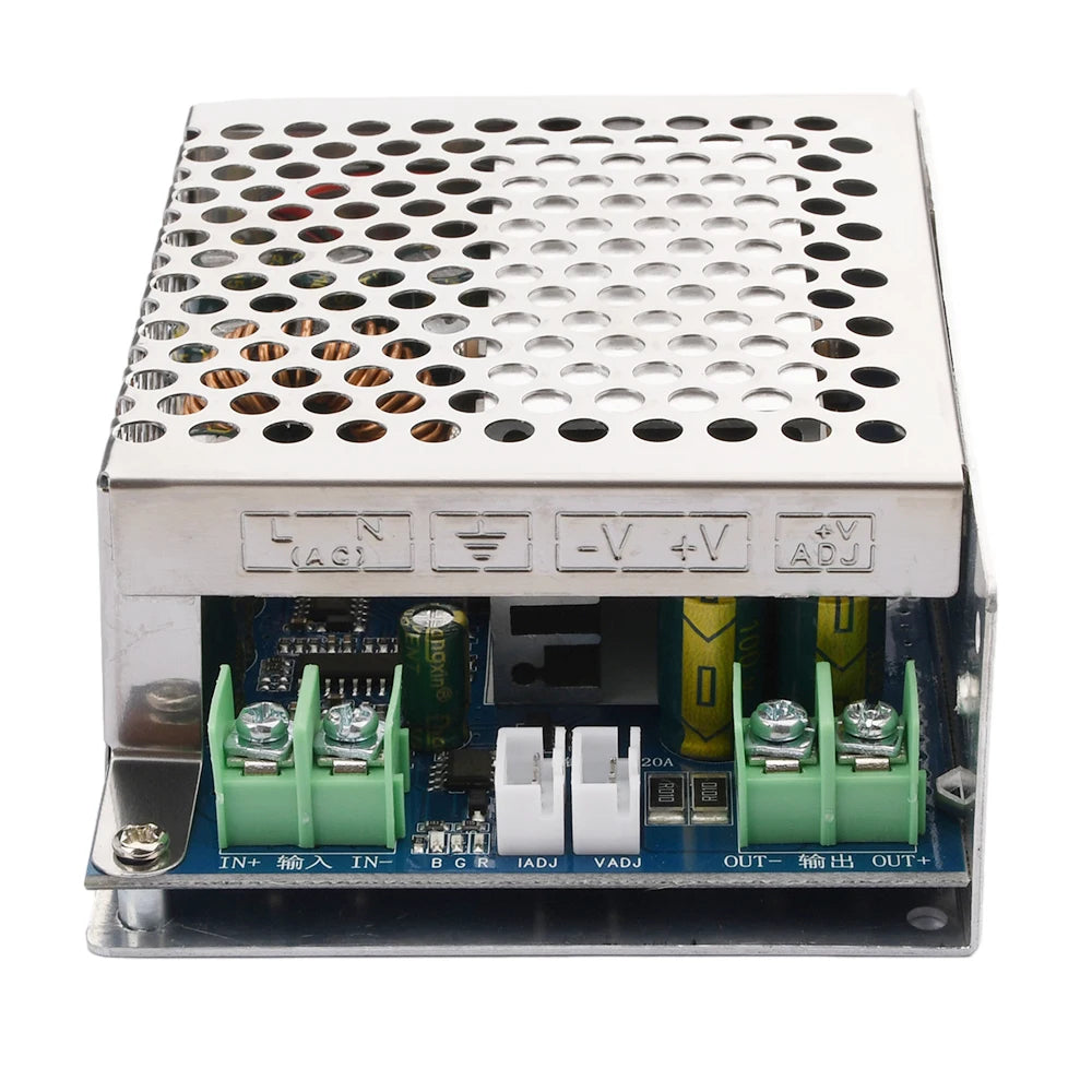 Módulo Fuente Alimentación Step-Down DC 12-80V a 2.5-50V 20A 600W Buck Ajustable CC/CV