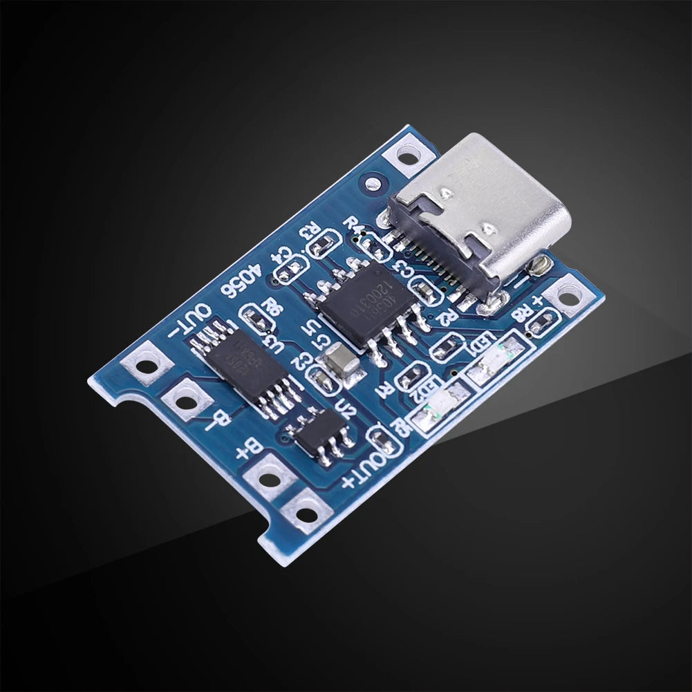 1-10pcs Type-c Micro / TYPE C 5V 1A 18650 TP4056 Lithium Battery Charger Module Charging Board With Protection Dual Functions 1A