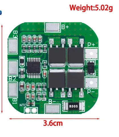 4S 14.8V / 16.8V 20A peak li-ion 4 BMS PCM battery protection board bms pcm for lithium LicoO2 Limn2O4 18650 li battery