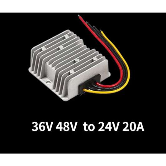 Convertidor Reductor Voltaje DC 36V/48V a 24V 20A Step-Down Módulo Buck Alta Potencia