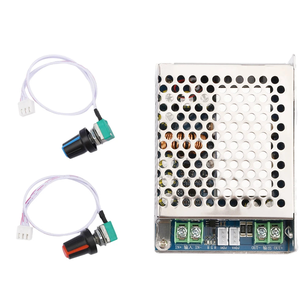 Módulo Fuente Alimentación Step-Down DC 12-80V a 2.5-50V 20A 600W Buck Ajustable CC/CV