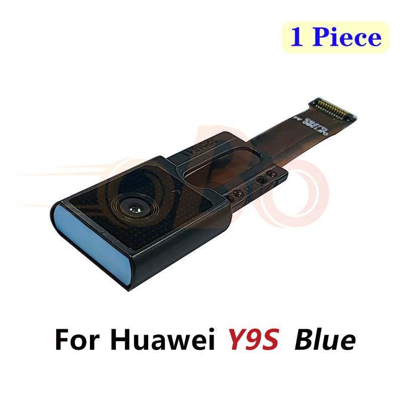 Módulo Cámara Frontal Pequeña con Marco y Cable Flex para Huawei Y9s / Y9 Prime 2019 (Repuesto, Negro/Azul/Verde)