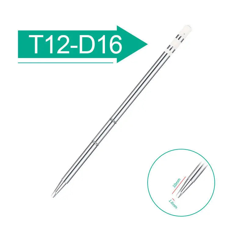 T12 Electric Copper Soldering Iron Tips T12-K B2 BC1 ILS BCF2 D16 KF For Hakko fx951 DIY Welding Head Soldering Station Kits