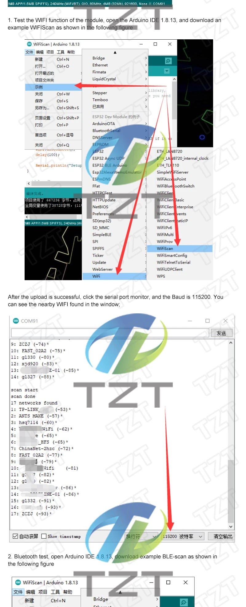 Módulo Inalámbrico TTGO T-Call V1.3 ESP32 con Módulo SIM800L, Ranura SIM y Antena GSM/GPRS para Arduino