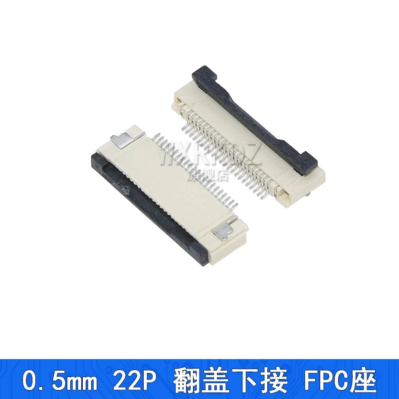 10PCS FFC FPC Connector Flat Cable Socket 0.5MM Adapter 4/5/6/7/8/9/10/12/14/16/18-40P 45/50/54/60/64Pin Down Flip Type Plug Kit