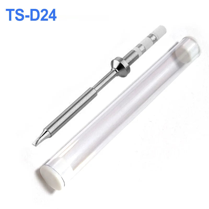 MINI Welding Nozzle Knife Horseshoe TS-BC2 C1 KU ILS B2 I C4 D24 K J02 JL02 BC3 For TS101 Pin64 Pinecil V2 Soldering Iron Tips