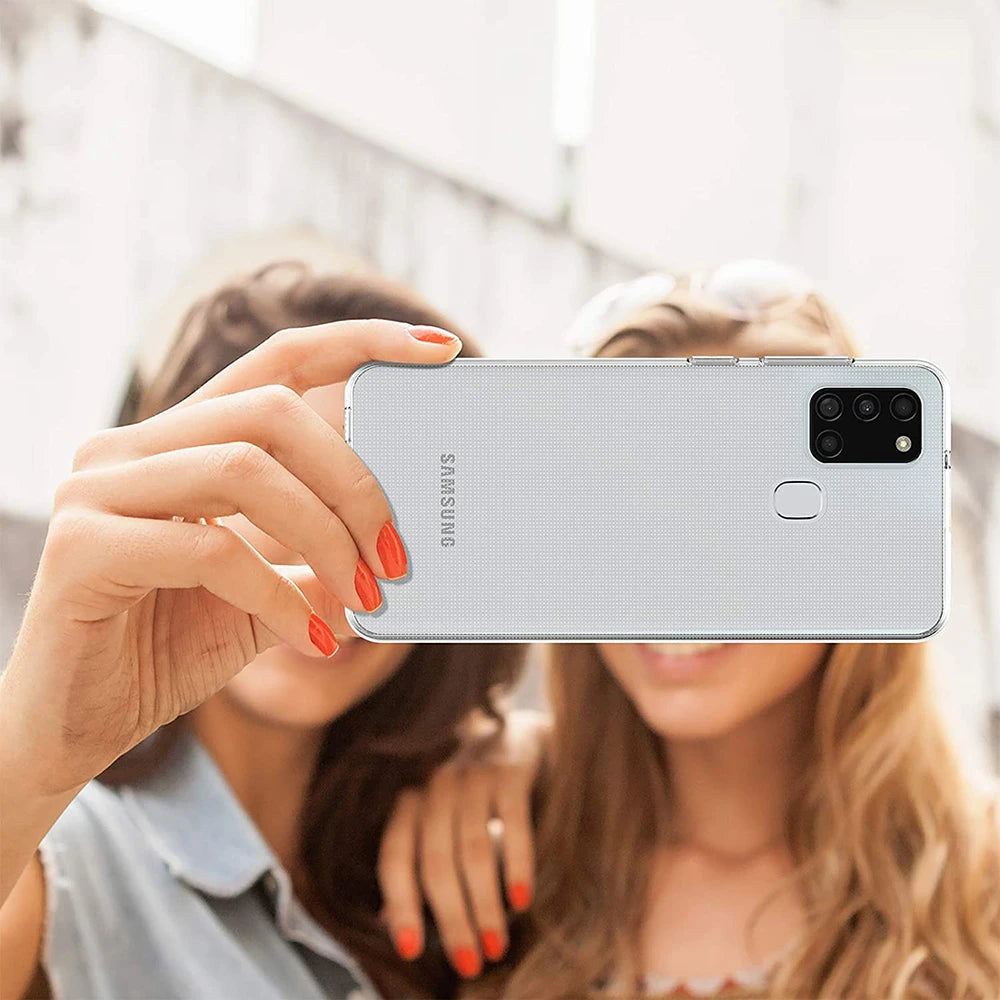 Funda Carcasa TPU Suave Transparente Anti-Golpes para Samsung Galaxy A01 Core/A11/A21/A21S/A31/A41/A51/A71