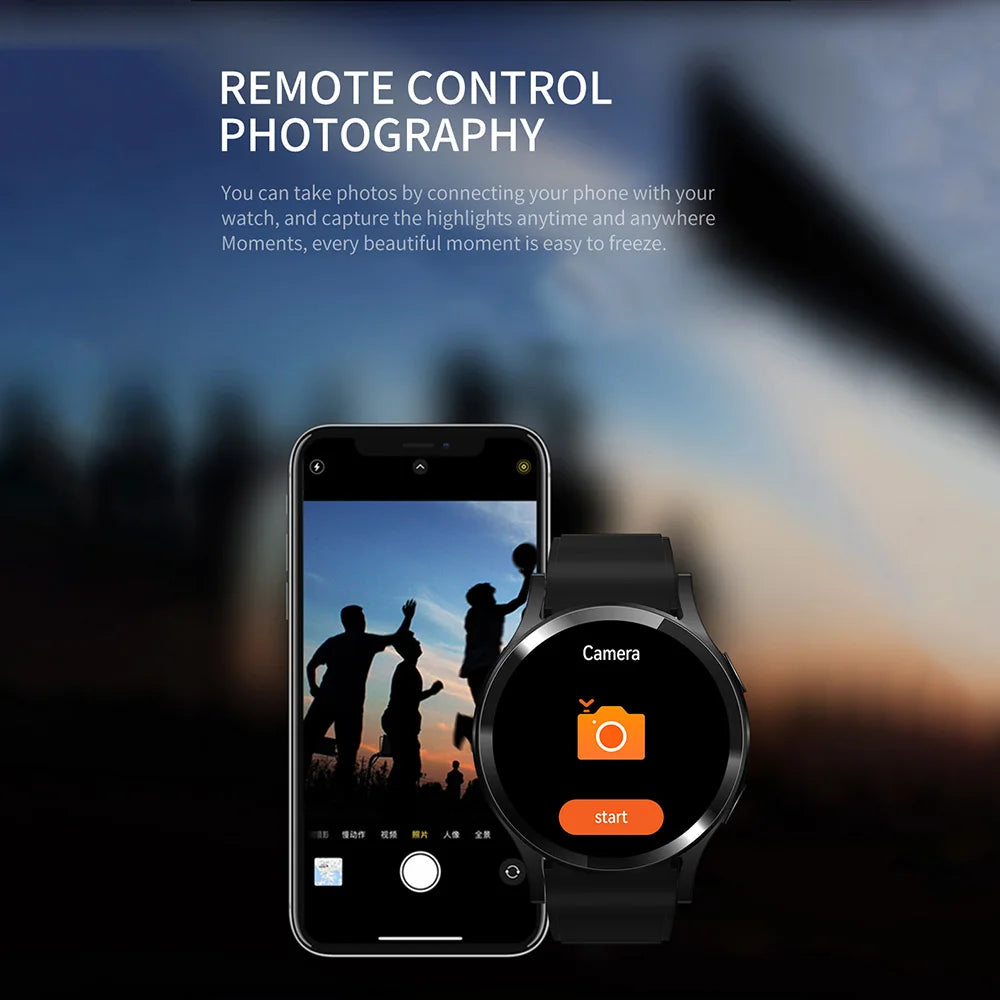 Smartwatch 2024 6 Pro (1.32", 160x160) Llamada Bluetooth, Diales Personalizados, Monitor Salud/Deporte para Hombre/Mujer