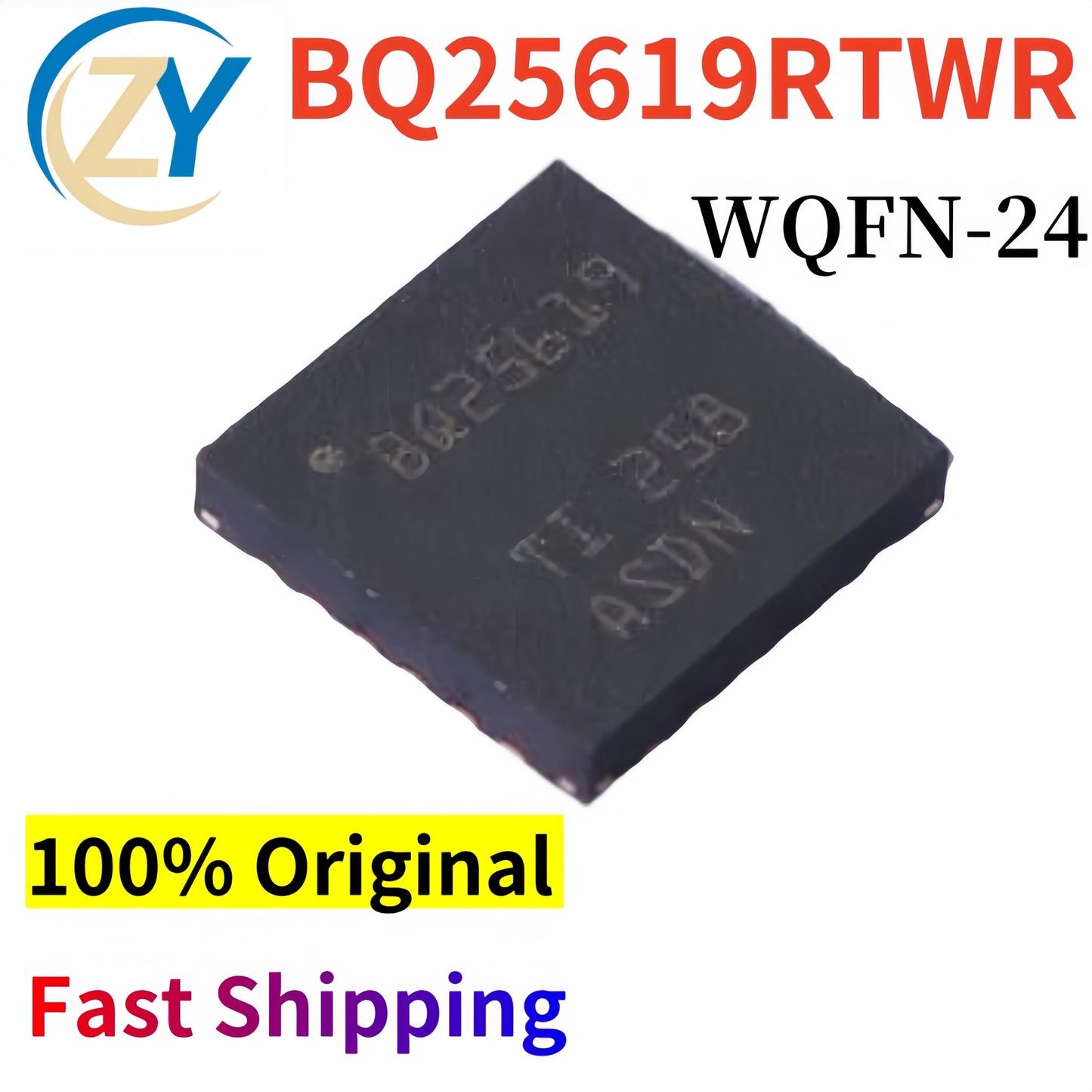 Lote 2 Pcs PMIC BQ25619RTWR (BQ25619) WQFN-24 4V-13.5V Original
