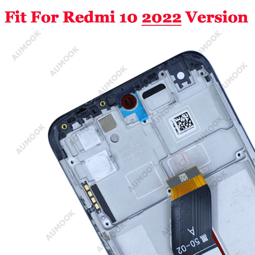 LCD For Xiaomi Redmi 10 Prime 2022 22011119TI Display for Redmi 10 2022 21121119SG Touch Screen Digitizer Assembly Replacement