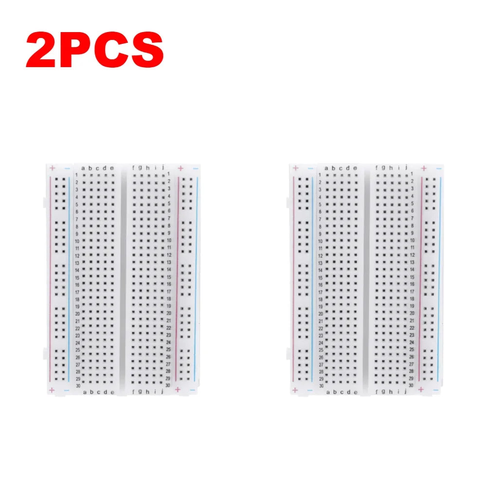 1-10pcs 400 Tie Points Solderless PCB Breadboard Mini Universal Test Protoboard DIY Bread Board for Bus Test Circuit Board