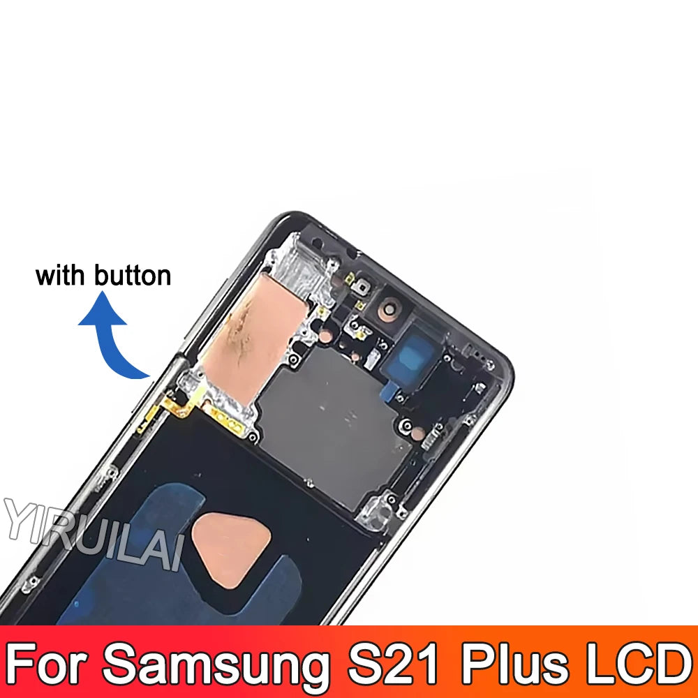 Pantalla Amoled S21 Plus, para Samsung Galaxy S21 Plus pantalla LCD G996B G996B/DS G996U digitalizador táctil reemplazar montaje con marco