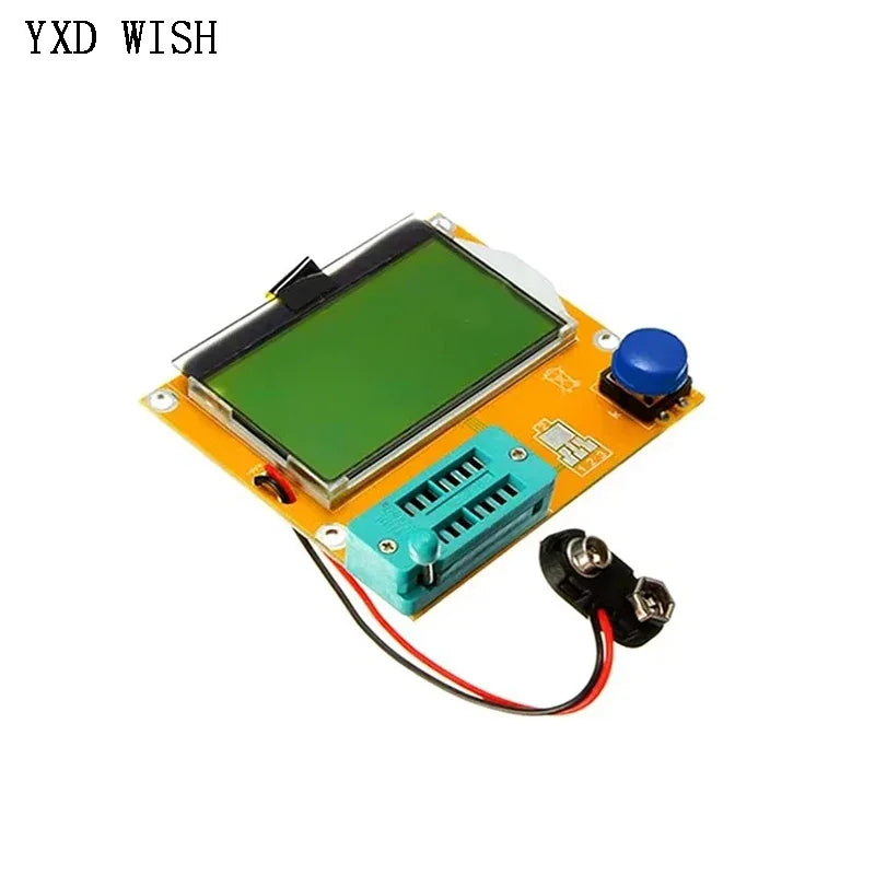 Tester Transistor LCR-T4 - Medidor ESR, Diodo, Triodo, Capacitancia, SCR, Inductancia (MOS/PNP/NPN) Pantalla LCD 12864