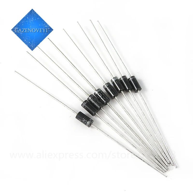 Diodo THT DO-41 - Varios Tipos (1N5817/19, 1N400x, FRxxx, etc.) - Lote 50 Piezas