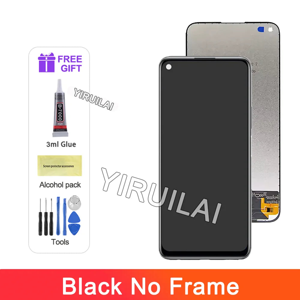 For Huawei P40 Lite JNY-LX1 LCD Display 10 Touch Screen Replacement For Nova 7i JNY-LX2, P 40 Lite Lcd Screen Nova 6 SE Display
