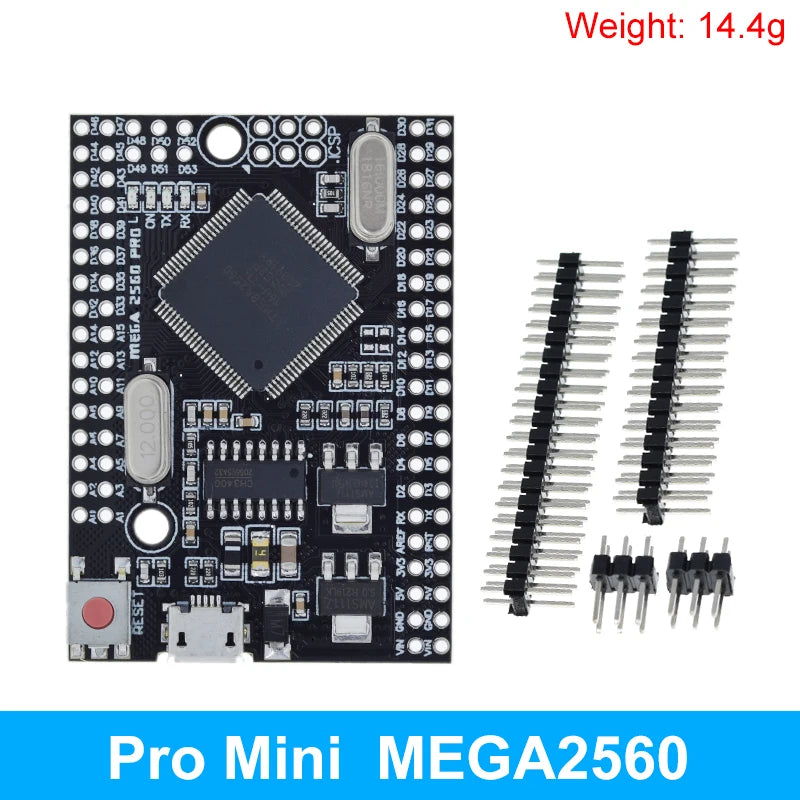 Placa Desarrollo TZT Mega2560 (ATMEGA16U2 / Pro Mini / WiFi R3 ATmega2560 CH340G) compatible Arduino Mega R3 / ESP8266