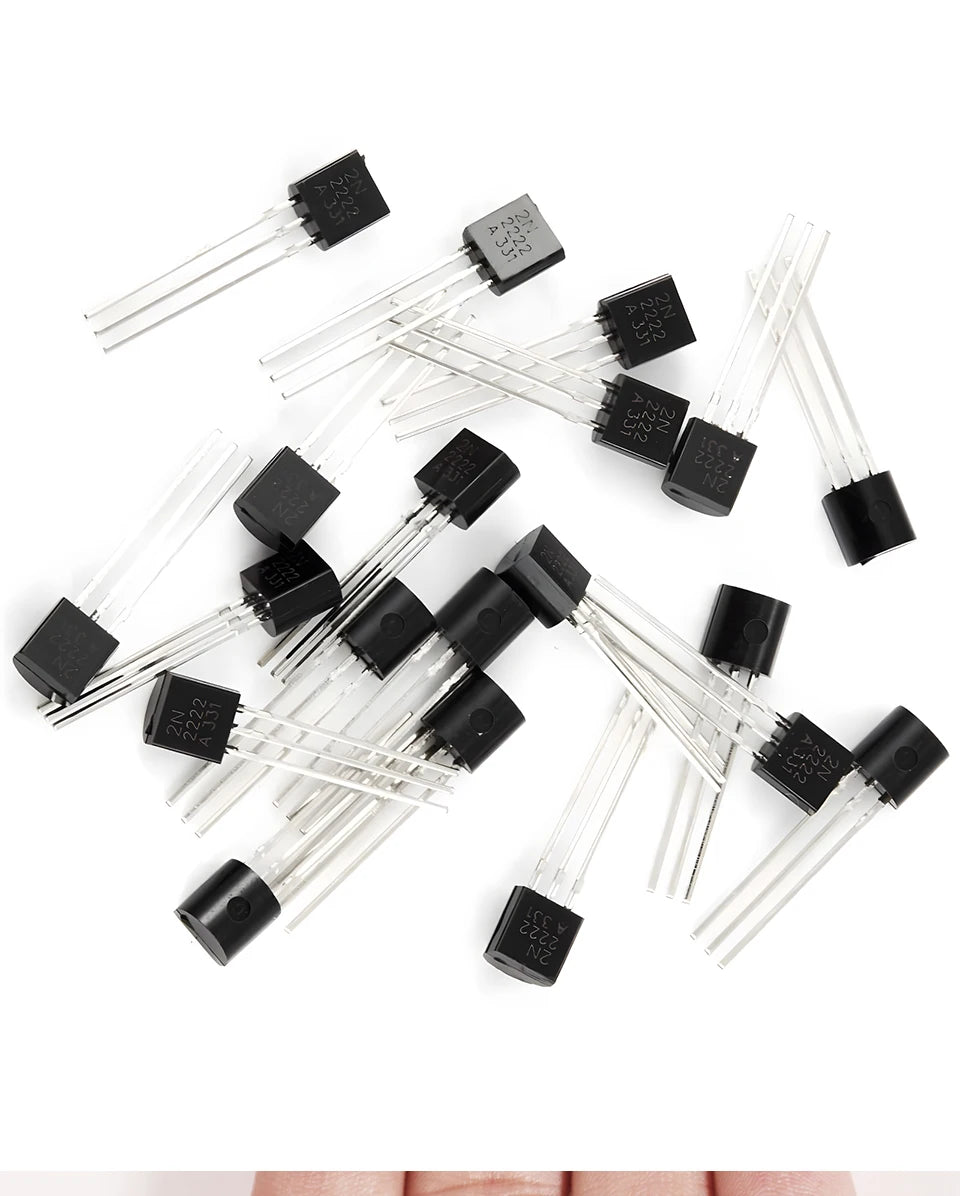 Kit Surtido Transistores BJT TO-92 - 10 Valores (A1015, BC327/337, C1815, S8050/8550, 2N2222/2907) (Total 200 Piezas)