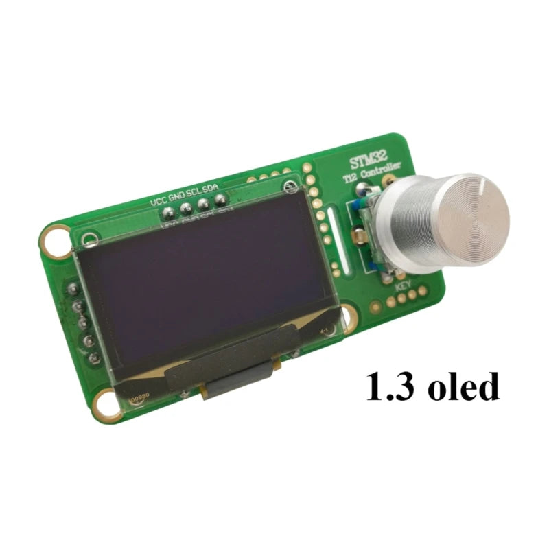 T12 Digital Soldering Station DIY kits Temperature Controller for HAKKO T12 Welding Console Stm32 Oled 2.1s Large Led