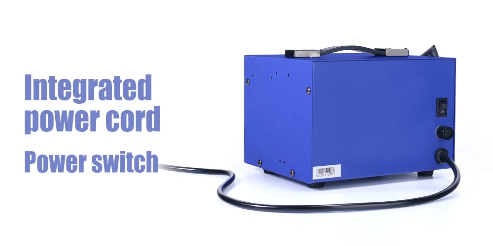 WEP 862BD+ Visible Adjustable Temperture Air Volume BGA Rework Station Hot Air Soldering Station SMD Rework Station With ESD