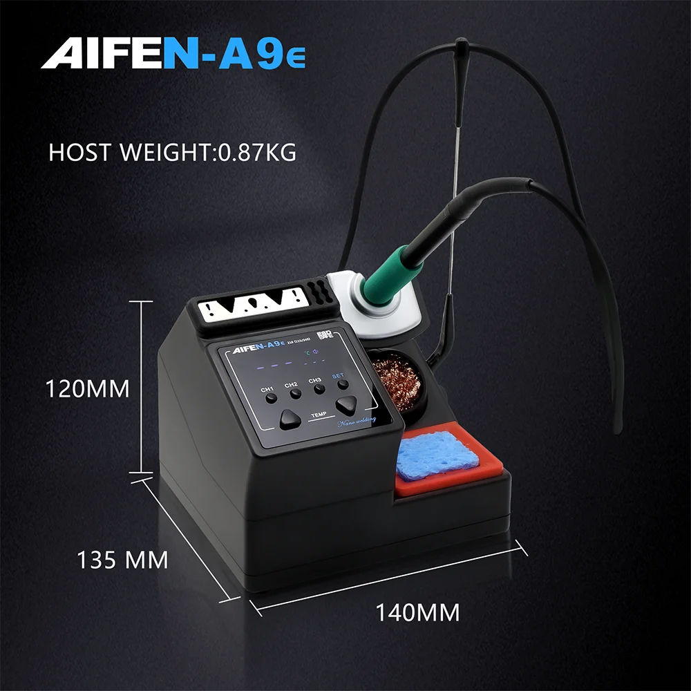 AIFEN A9E Soldering Station Compatible Original Soldering Iron Tip 210/245/115 Handle Control Temperature Welding Rework Station