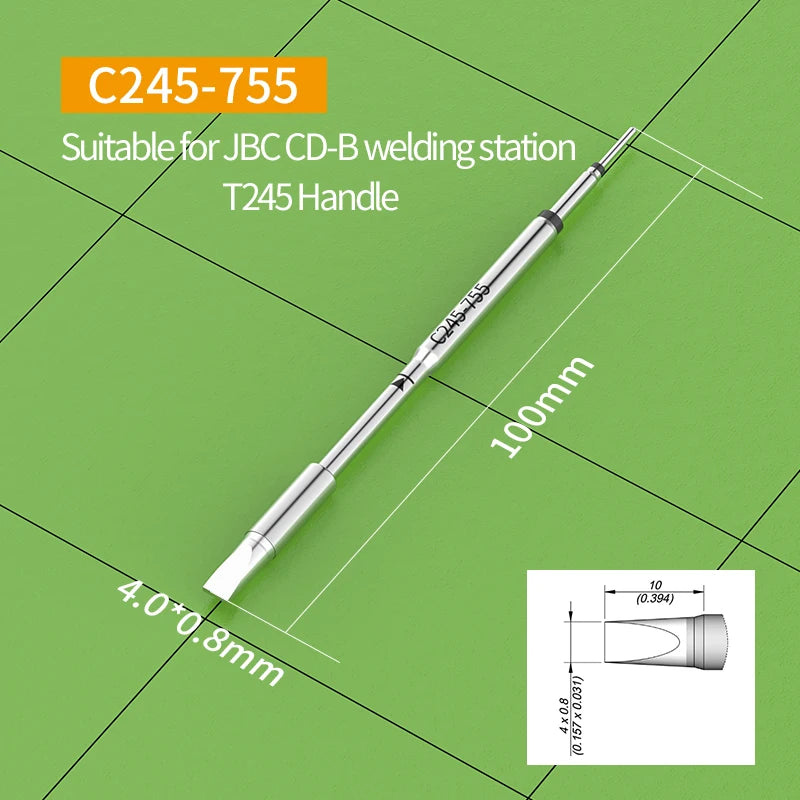for JBC Soldering station soldering iron tip C245-944 C245-966 C245-407 C245-741 C245-755 756 compatibility JBC T245 Handles