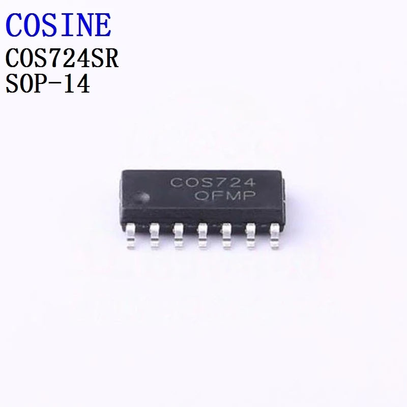 Lote 5 Pcs Amplificador Operacional Cosine COS724SR/TR, COS8052MR/SR, COS8092MR