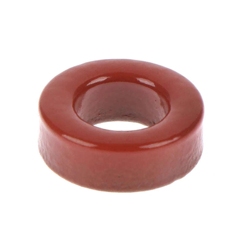 Núcleo Toroide Polvo Hierro Carbonilo T50-2 Rojo (13.7x7.5x5.5mm) - Lote 5 Piezas