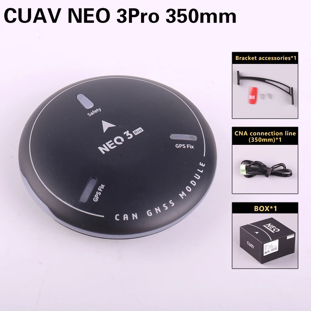 Módulo GNSS GPS CUAV NEO 3 PRO (U-blox M9N) para Controladora Vuelo PIX/Pixhawk (Soporta Ardupilot/PX4)