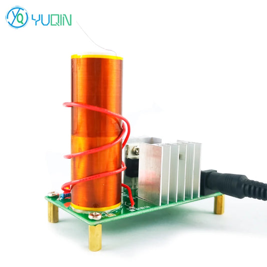 Kit DIY Bobina Tesla Divertida con Arco y Audio - Producción/Ensamblaje Electrónico Experimental (Soldar)