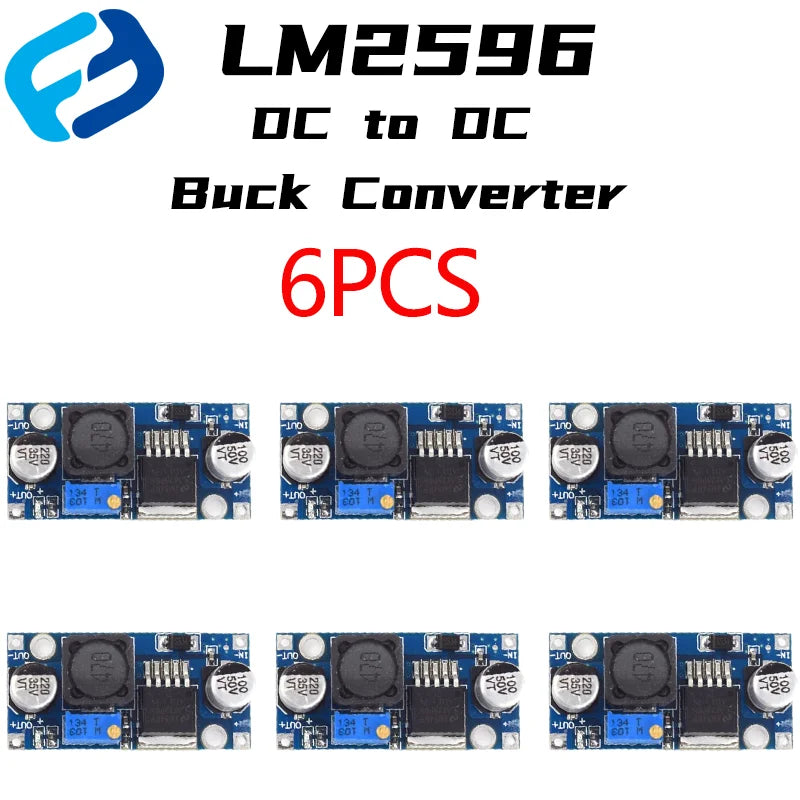 Módulo Fuente Alimentación Step-Down LM2596S DC-DC Buck Ajustable Convertidor Voltaje