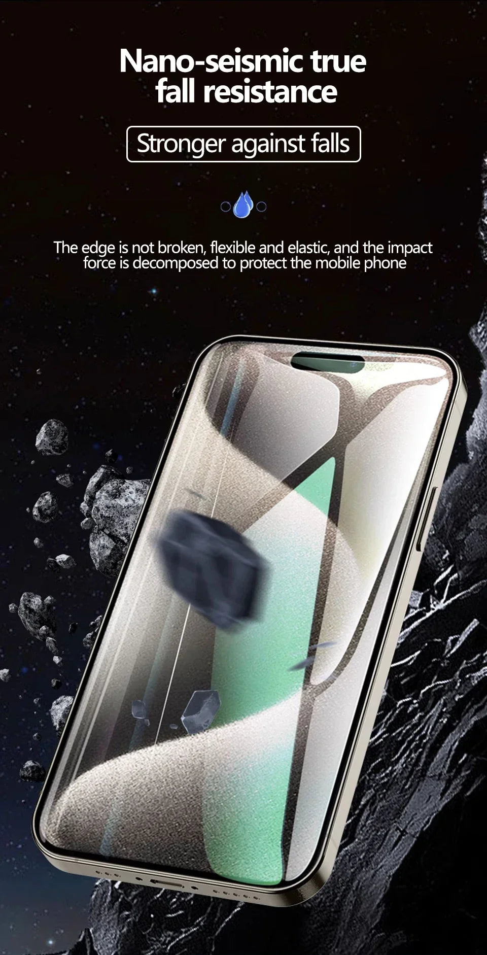Film Hidrogel Cobertura Completa Protector Pantalla para iPhone 7/8 Plus / X/XR/XS Max / 11-16 Pro Max (Pack 5 Unidades)