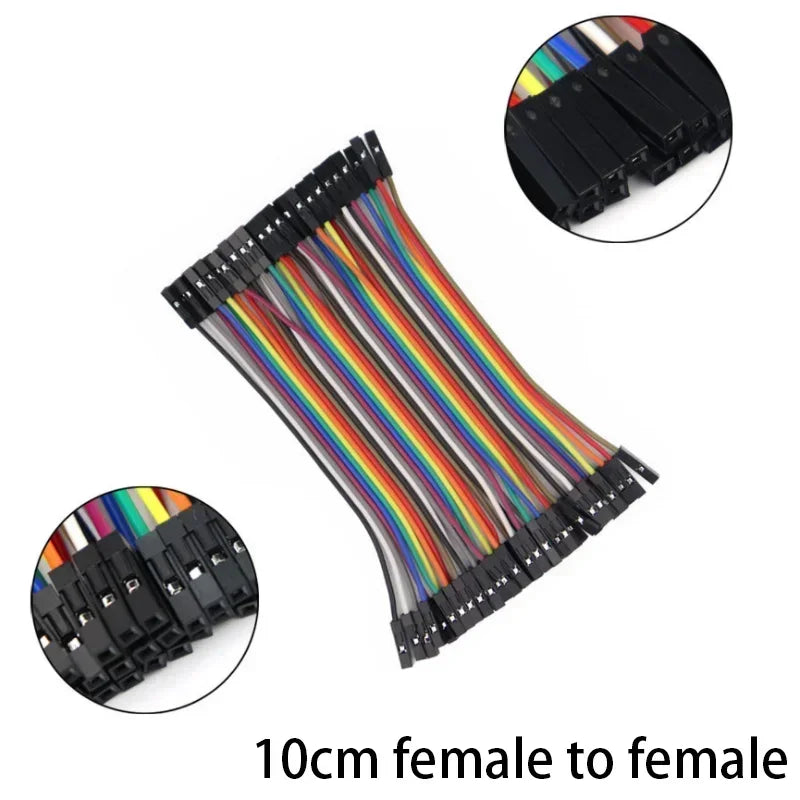 Cable Jumper Dupont (40-120 Unidades) Macho-Macho / Hembra-Hembra / Macho-Hembra para Arduino DIY Kit