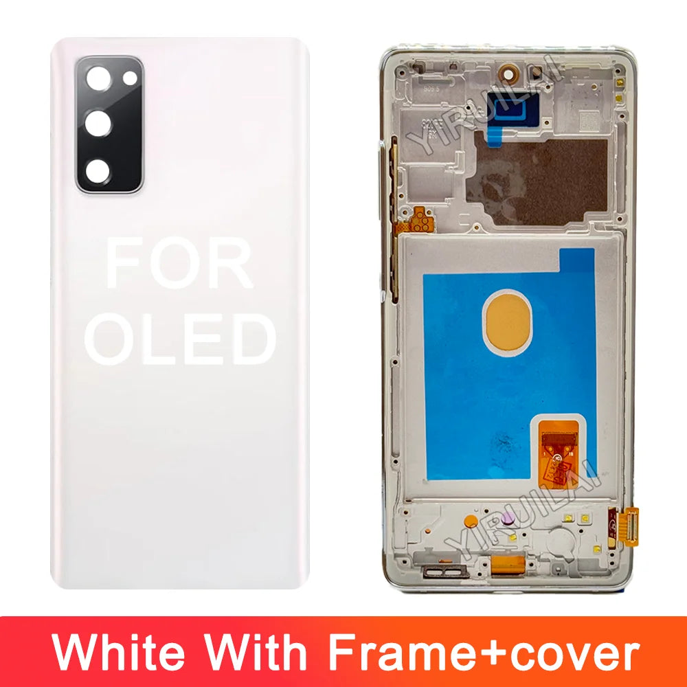Pantalla LCD OLED 6,43 para Samsung Galaxy S20 FE G780 S20FE 5G G781, montaje de digitalizador con pantalla táctil de repuesto
