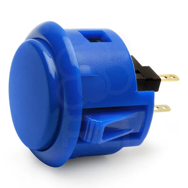 Botón Pulsador Arcade Sanwa OBSF-30 / OBSF-24 (24mm/30mm) Switch Reemplazo Nintendo/MAME/Raspberry Pi (1 Unidad)