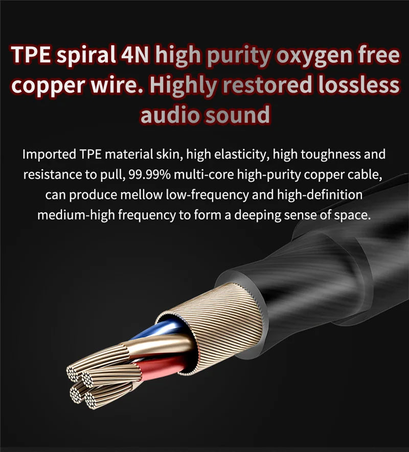 Auriculares con Cable QKZ AK6 (Driver Cobre HiFi, 3.5mm) Deportivos con Micrófono (Bajos Estéreo, In-Ear)