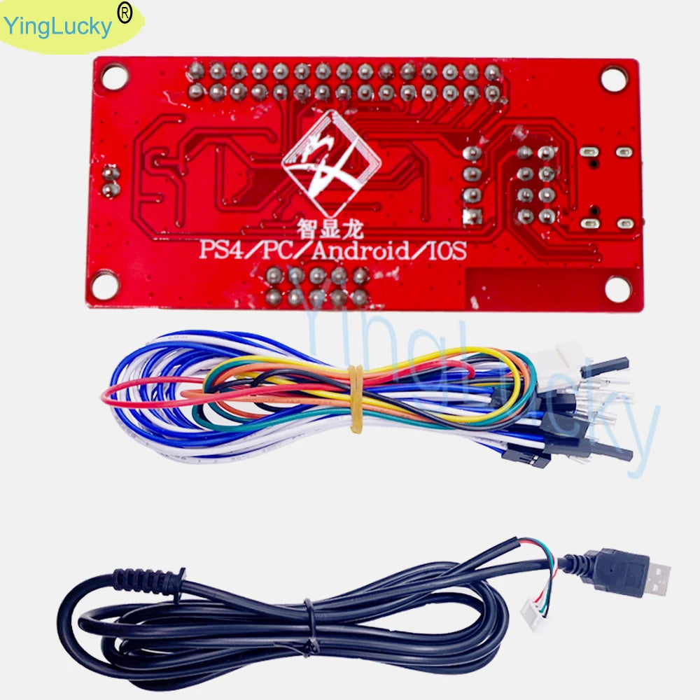Placa Encoder PCB Joystick Arcade Inalámbrico Bluetooth USB Zero Delay (Controlador 3 en 1) para Sanwa/PC/PS3/PS4 DIY