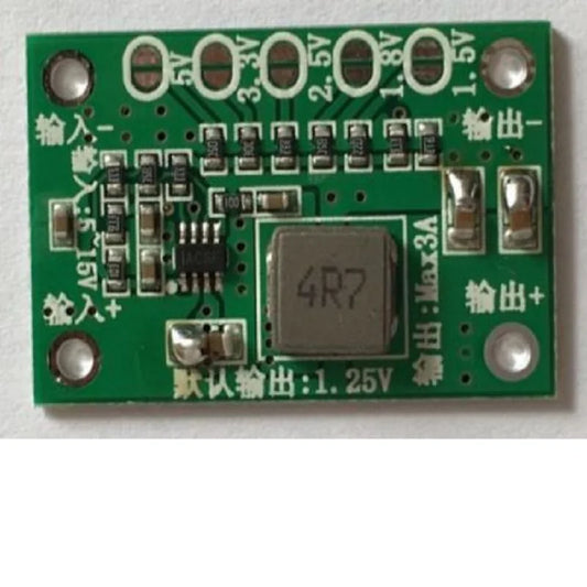 Lote 3 Pcs Convertidor Buck DC-DC 3A Step-Down (1.25V, 1.5V, 1.8V, 2.5V, 3.3V, 5V)