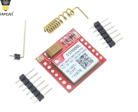 Módulo GSM/GPRS SUQ SIM800L (MicroSIM, Quad-Band, Serial TTL) Placa Core Pequeña
