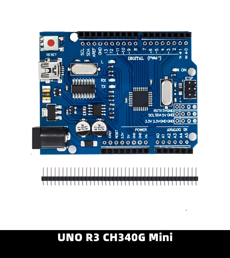 Placa Desarrollo UNO R3 (Oficial ATMEGA16U2 / WiFi R3 ATMEGA328P CH340G) compatible WeMos ESP8266 (con Caja)