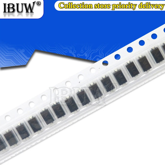 Diodo Rectificador Schottky SMD DO-214AC - Varios Tipos (M1-M7, SS12-SS36, US1M, RS2M, ES1D) - Lote 100 Piezas