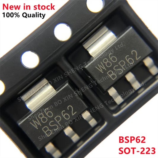 Lote 20 Pcs Transistor Darlington BSP52 (NPN) / BSP62 (PNP) SMD SOT-223