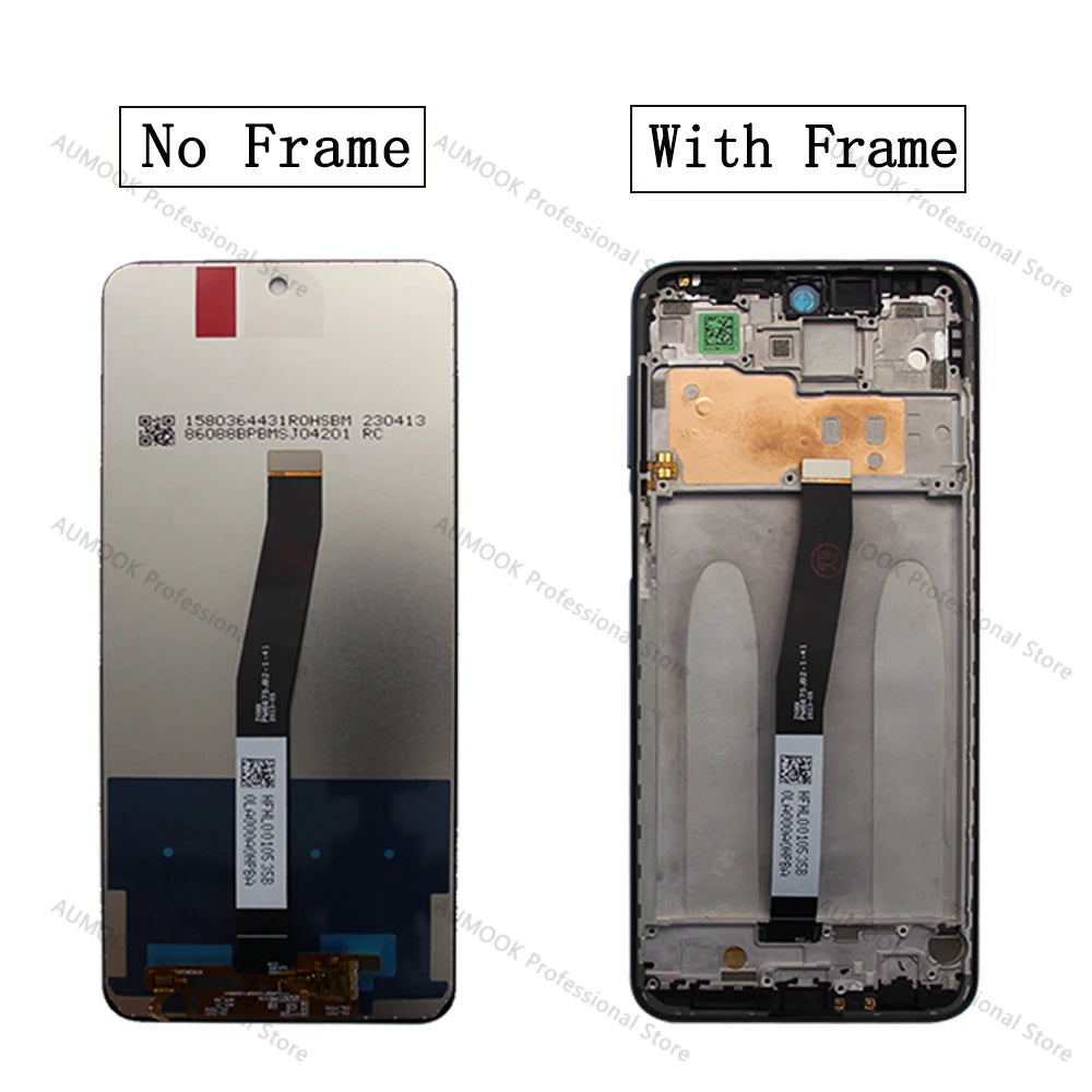 6.67" Tested For Xiaomi Redmi Note 9s LCD M2003J6A1G Display Touch Screen Digitizer For Redmi Note 9 Pro LCD Display M2003J6B2G