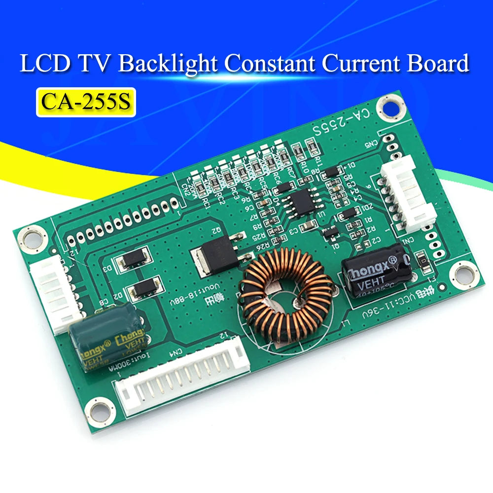 Placa Driver Backlight LED Universal CA-255S 10-48" Inverter Boost Módulo Step-Up
