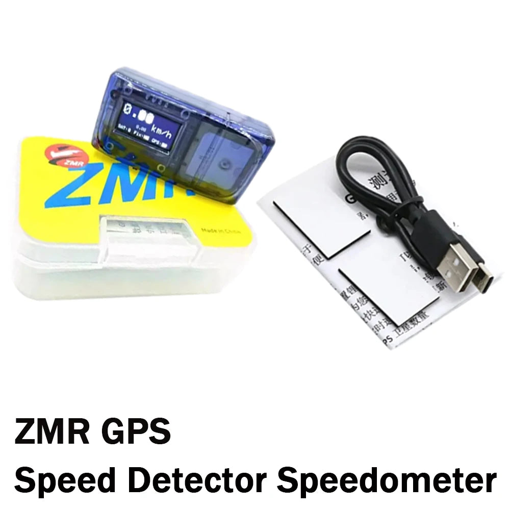 Detector Velocidad GPS ZMR (Speedometer) con Batería LiPo Integrada para Aviones RC / Drones FPV Racing Freestyle