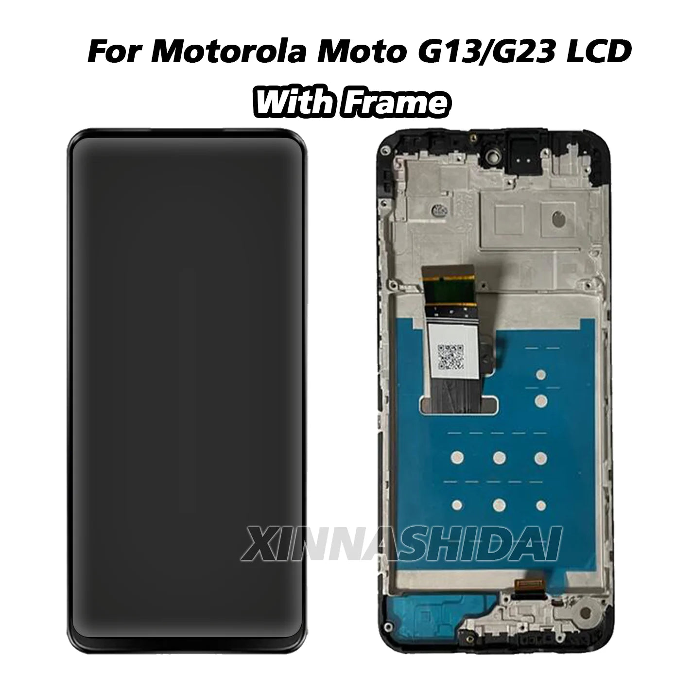 6.5" LCD For Motorola Moto G13 G23 G53 G73 XT2335-2 LCD Display Touch Screen Digitizer Replacement With Frame